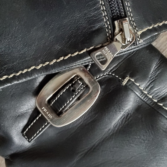 Prada Zip Up Leather Knee-High Boots - Picture 2 of 9
